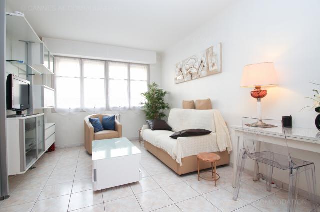 Location appartement Régates Royales de Cannes 2024 J -129 - Hall – living-room - Jonquille
