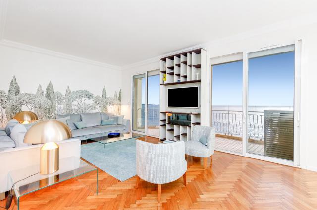 Location vacances à Cannes: votre choix d'appartements et villas - Hall – living-room - Alba