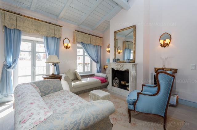 Location vacances à Cannes: votre choix d'appartements et villas - Hall – living-room - Giani