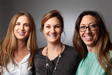 Stéphanie, frédérique et Laurie, service relations propriétaires chez Cannes Accommodation