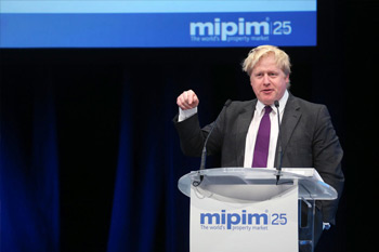 MIPIM 2014 - Mayor of London, Boris Johnson